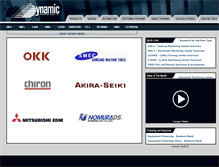 Tablet Screenshot of dynamicmachinetool.com